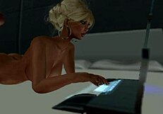 This cartoon foursome with big tits and group sex