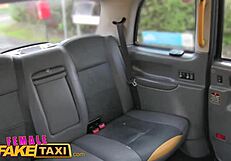 Female Fake Taxi Busty Blonde Surprises Office Worker
