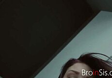 Gothic Step Sister Naiomi Mae Rides Brother Hard