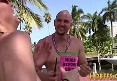 slutty teen 18+ group banging by the pool