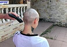 Behind The Scenes: Lisa Fox Shaving Head Boldly