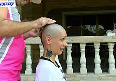Behind The Scenes: Lisa Fox Shaving Head Boldly