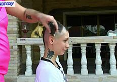 Behind The Scenes: Lisa Fox Shaving Head Boldly