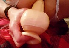 Shemale Orgasms with Much Cumming in Anal Femdom Scenes