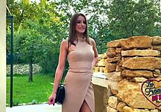 Ariana, That Skinny Brunette Nurse With Small Tits, Is Such A Slut!