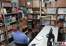 Daya Knight Faces Burglar at Work