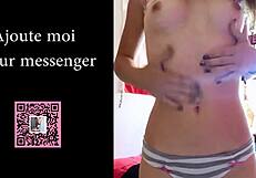 That 19-year-old slut uses toys for orgasm