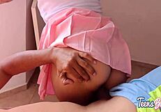 Oh, the twin stepsisters get punished by their perverted stepfather!