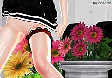 Watch Gumi's nude dance in 3D hentai