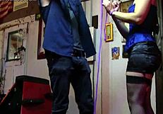 Nyx endures tickling in corset bondage