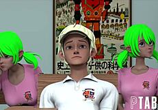 Hentai Mid-Terms Feature April Oneil and Chanel Preston