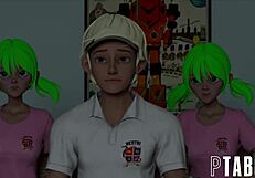 Hentai Mid-Terms Feature April Oneil and Chanel Preston