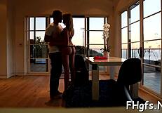 Dazzling Mia Orgasms from Intense Blowjob