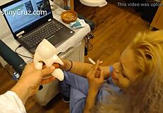 Destiny 18+ Cruz Flashes Her Petite Ass as Naughty Nurse!