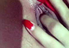 Latina Lesbian Girl Masturbates Her Wet Vagina So Well!