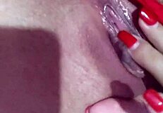 Latina Lesbian Girl Masturbates Her Wet Vagina So Well!