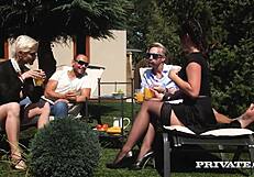 Private com - mila milan in anal doggystyle orgy outdoor