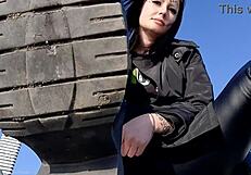 Dirty Boot Soles Tease Your Fetish for Street Shoes and Filthy Soles