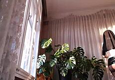 Does this naughty nun show her tits under latex?