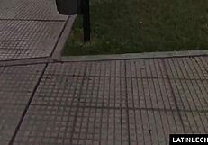 Latino gay teen 18+ turned into sex servant in public