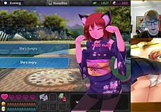 Emotional Encounter With Catgirl In Park