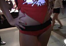 Why is she so angry with that dildo? Redhead European hardcore toy play.