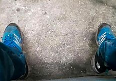 Hey, check this Brazilian gay guy jerking off in the woods! 🌳💦