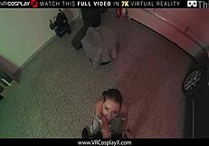 Sybil cosplays malingen bent over for doggystyle cock