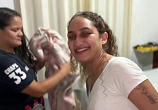 Group Prepares For Homemade Interracial Content