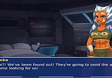 Star Wars Orange Trainer Part 26 Cosplay Group Sex with Alien Girls