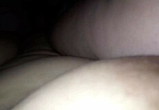 Teen brunette lets neighbor fuck her pussy after his wife refused last night.