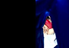 AMATEUR ROLE PLAYS WITH MOTHER'S UNDERWEAR AND TEASES WET PUSSY UNTIL SQUIRTING!