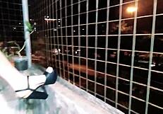 Outdoor Creampie On Lapa Balcony Feels So Intense