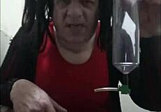 bisexual crossdressing gay mark wright swallows piss on holiday