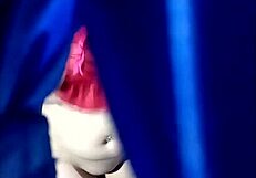 AMATEUR ROLE PLAYS WITH MOTHER'S UNDERWEAR AND TEASES WET PUSSY UNTIL SQUIRTING!