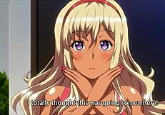 Anime babe offers titjob and blowjob to pay off the her debts