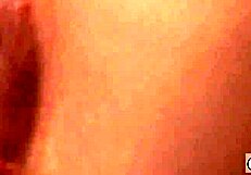 Teen in red lingerie sneaks family moments