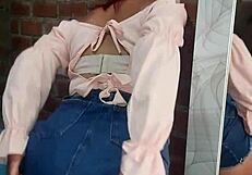 Intense Latina MILF Squirts Cum on Big Ass During Hardcore Fucking