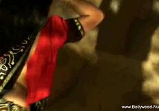 Asian babe dances nude with oriental teasing.