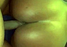 Ebony Bent Over Doggy Cumshot