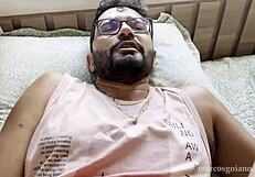 Marcos Goiano Shows His Huge Hairy Cock In Hardcore Gay Action