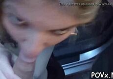 The juicy teen 18+ hottie becomes the ideal partner for rough pov sex and blowjob