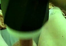 Blowjob solo with smoking an amateur