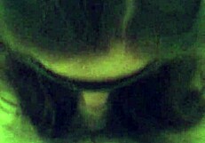 Blindfolded girlfriend gives blowjob to old friend