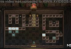 Milf unlocks quests in cave with creampie