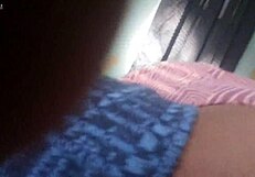 Enjoying an amateur fun hour with ebony friends