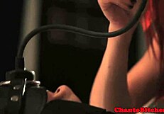 Mistress Dominates Bound Submissive In Lesbian Bdsm