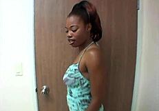 Ebony amateurs volume 1 scene 1: shaved pussy handjob and interracial cock