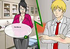 college nurse meets patient for erotic fucking and handjob