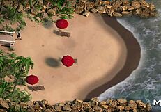 Treasureofnadia Sexy Librarian Sunbathing on Beach